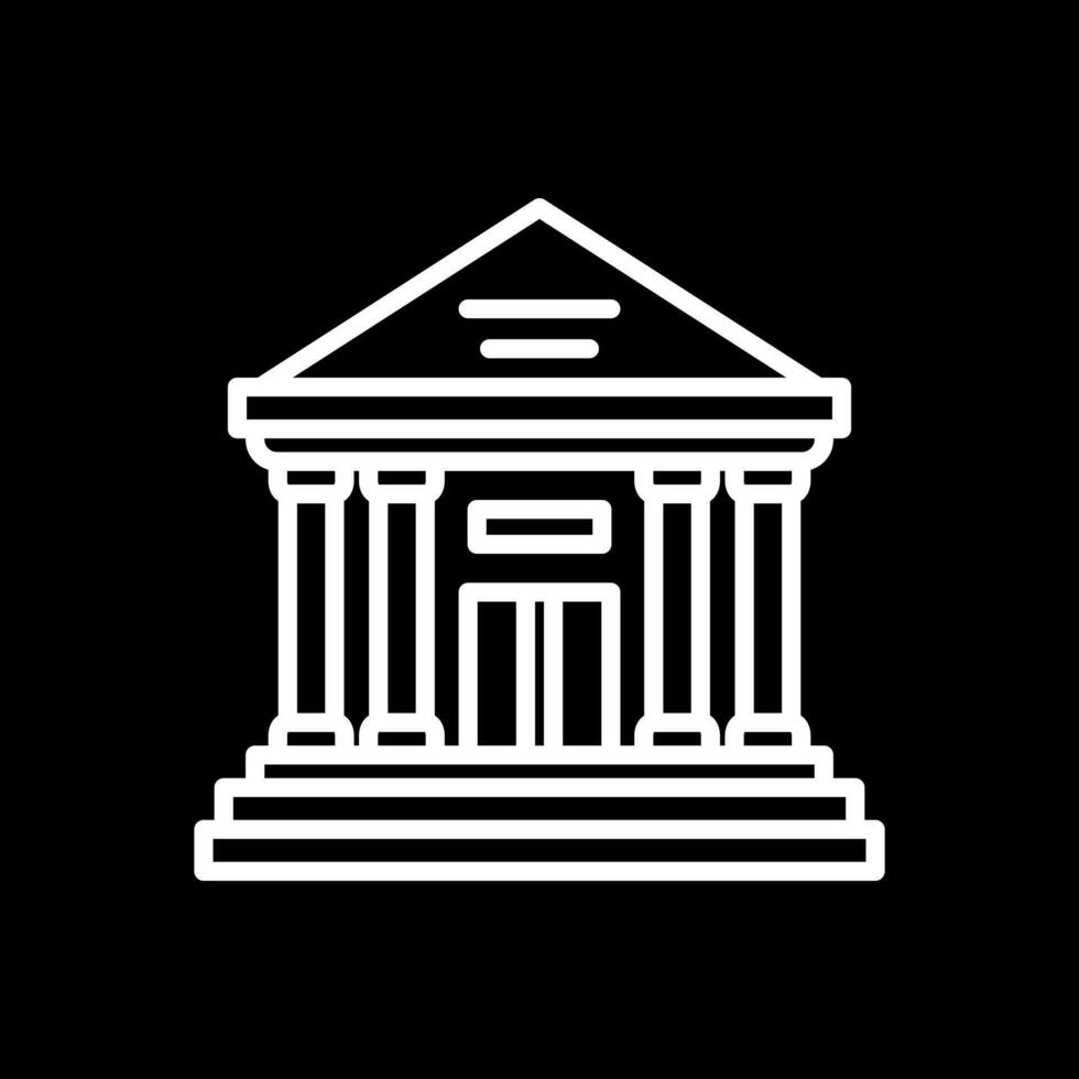 Courthouse Vector Icon Design