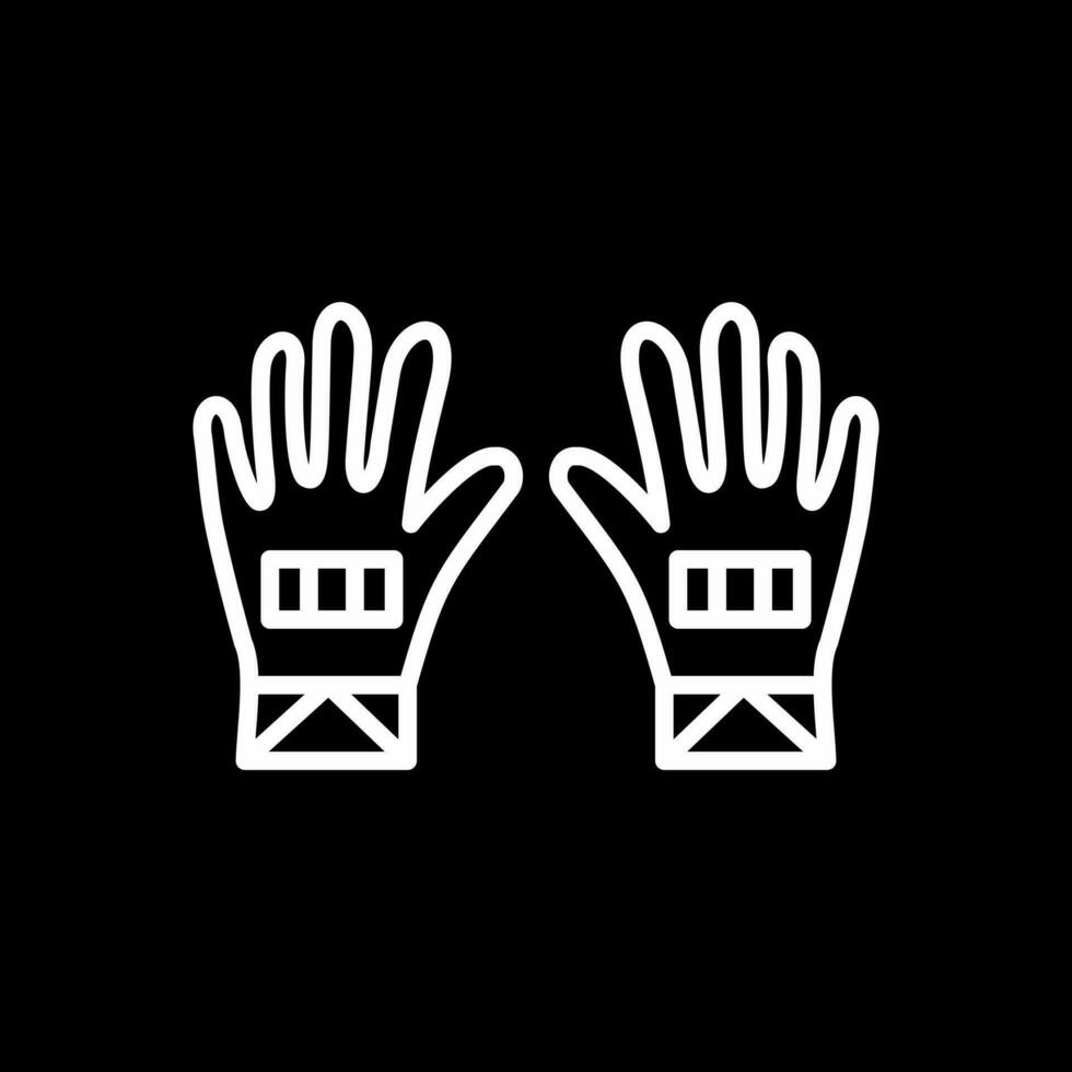 guantes, vector, icono, diseño vector