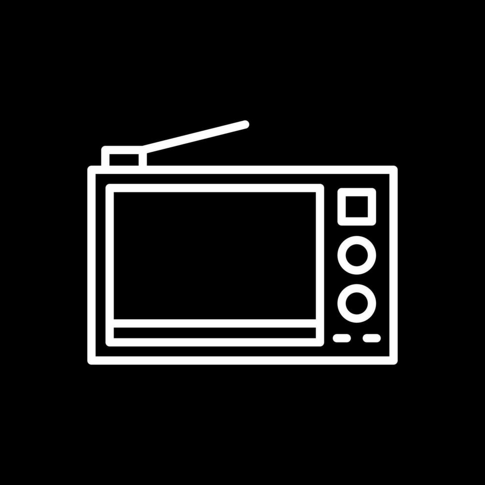 Television Vector Icon Design