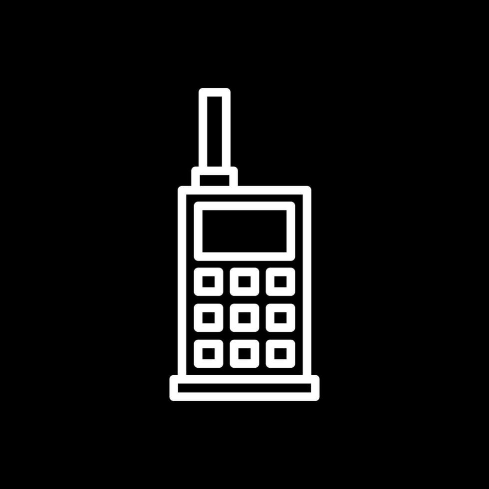 Walkie talkie Vector Icon Design