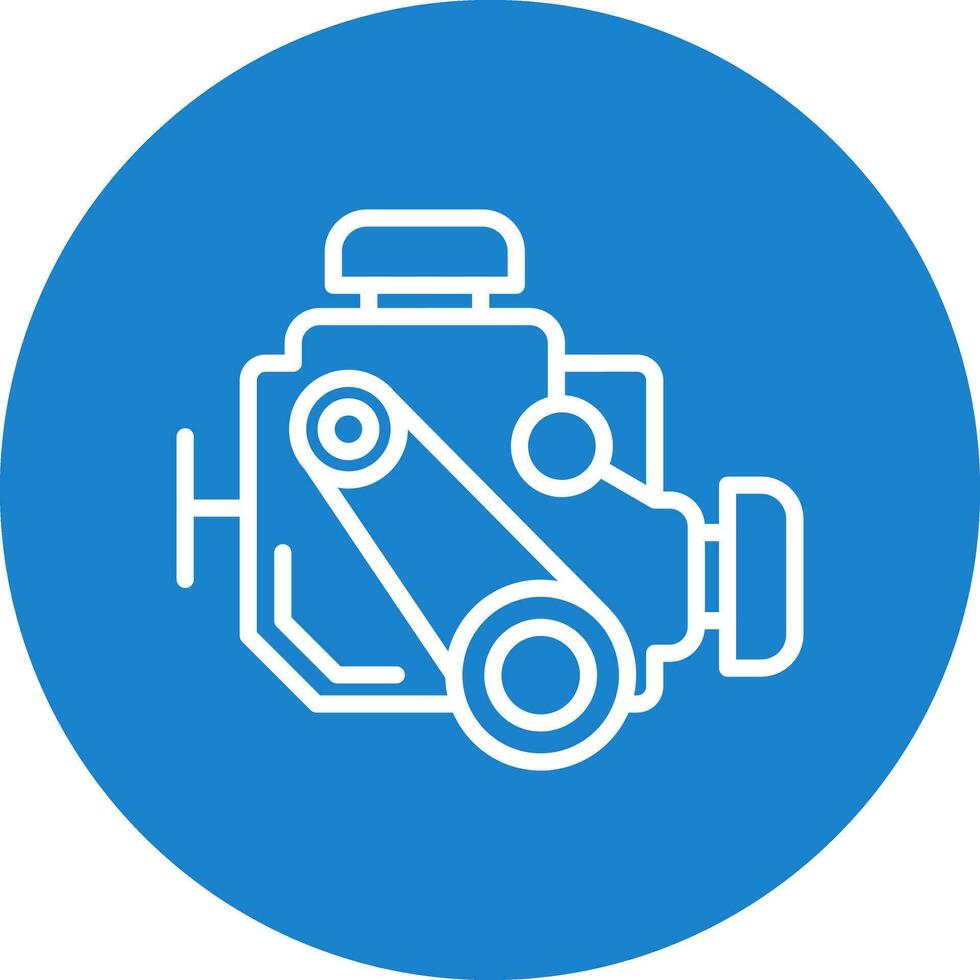 Car engine Vector Icon Design