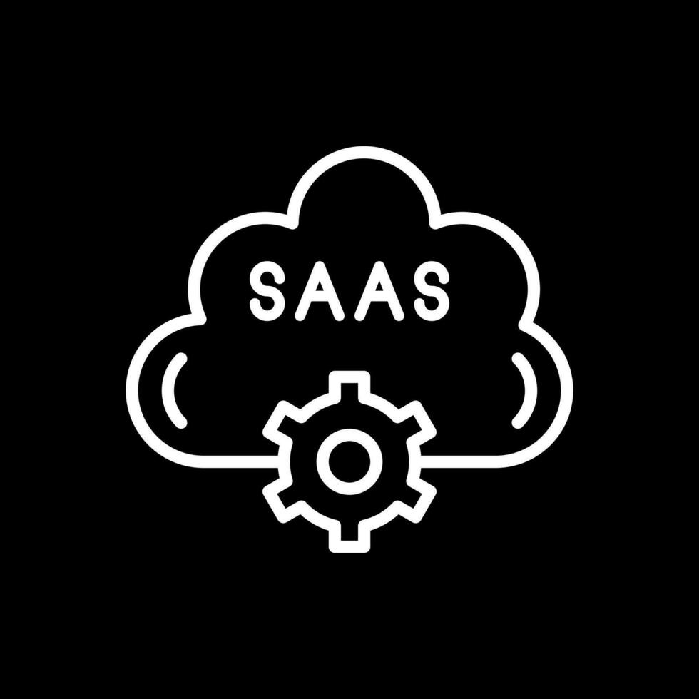 Saas Vector Icon Design