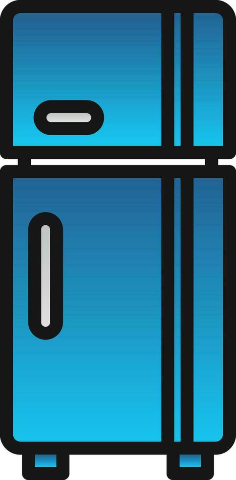 Fridge Vector Icon Design