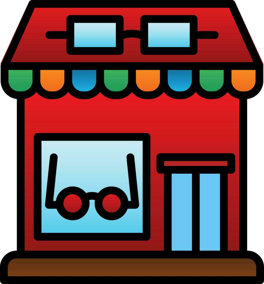 Optical shop Vector Icon Design