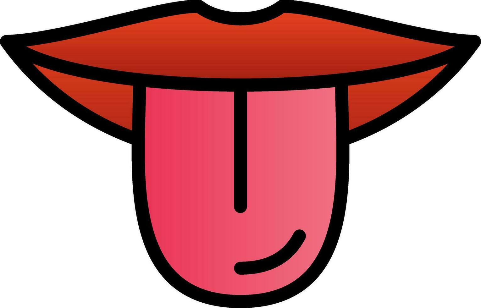 Tongue Vector Icon Design