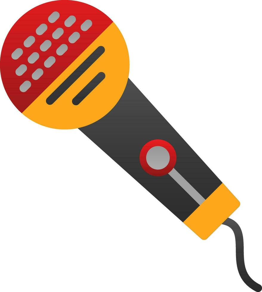 Mic Vector Icon Design