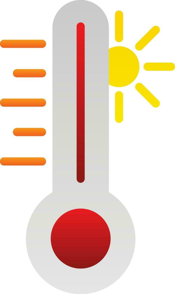 Thermometer Vector Icon Design