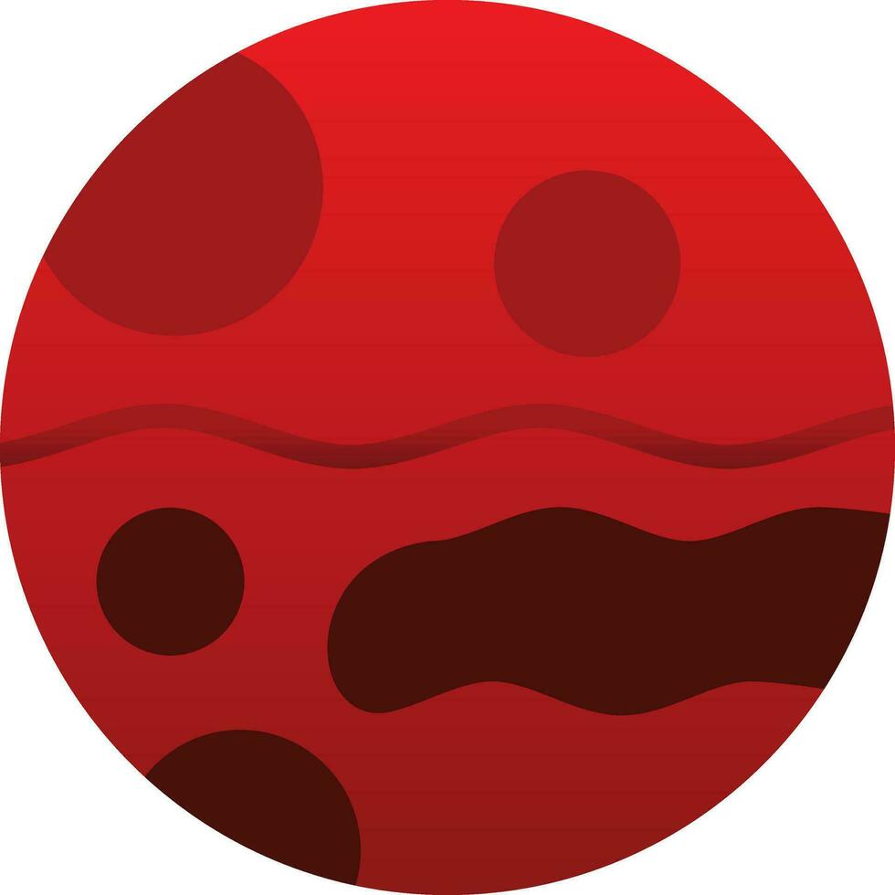 Mars Vector Icon Design