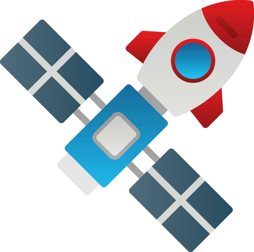 Space station Vector Icon Design