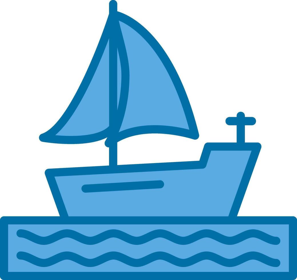 diseño de icono de vector de barco