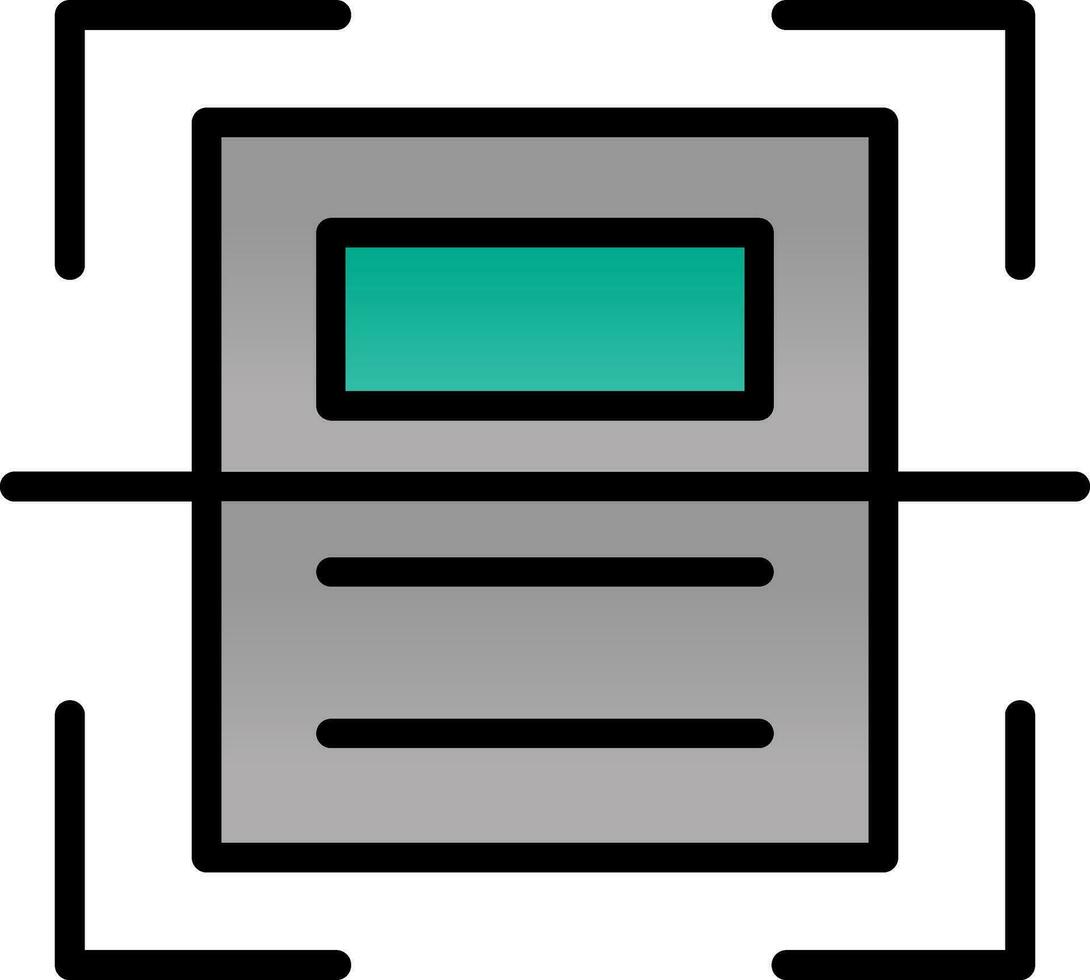 Scanner Vector Icon Design