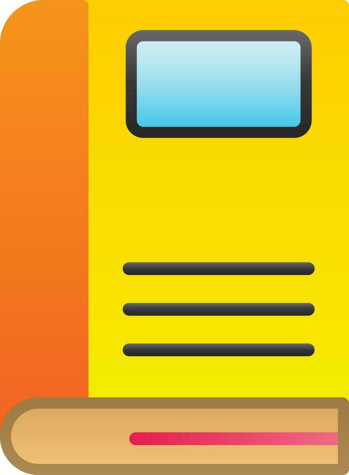 Book Vector Icon Design