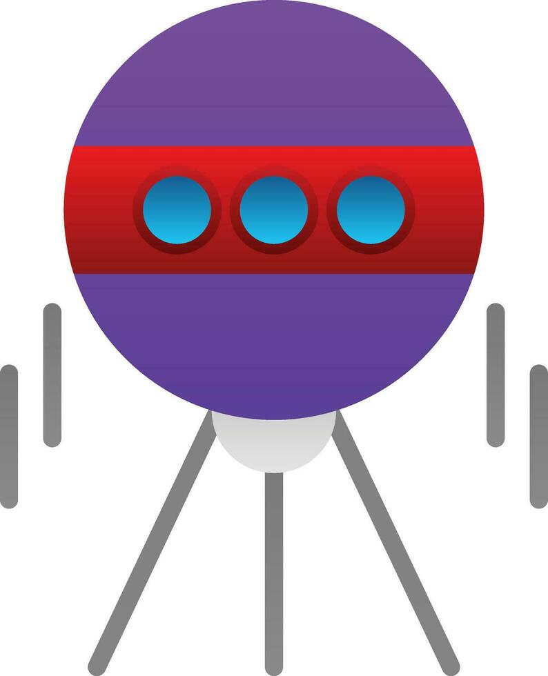 Sputnik Vector Icon Design