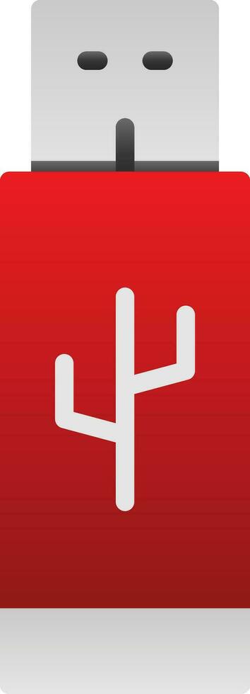 Pendrive Vector Icon Design