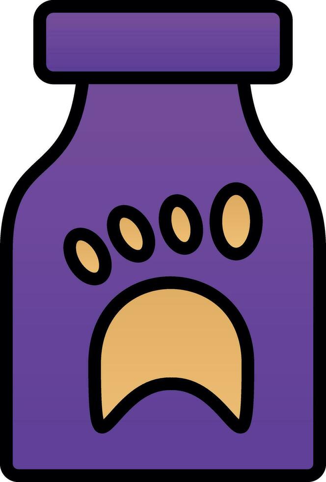 Pet food Vector Icon Design