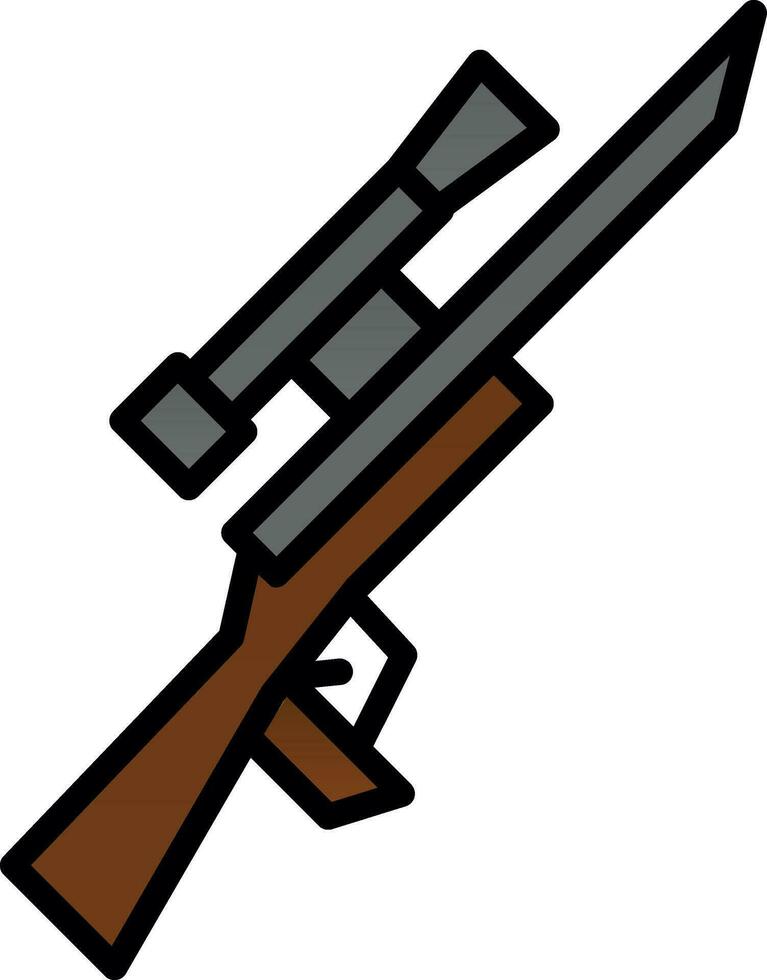 Rifle Vector Icon Design