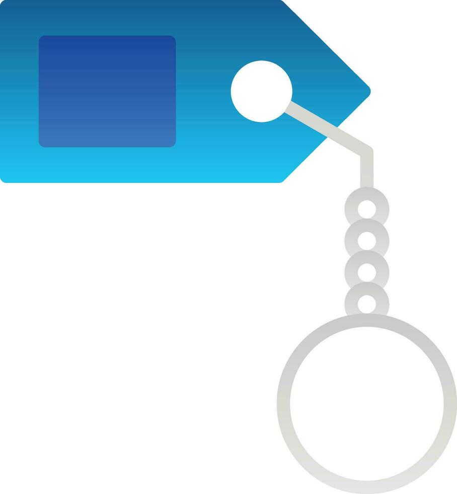 Key tag Vector Icon Design