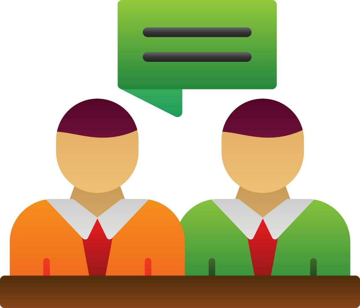Conversation Vector Icon Design