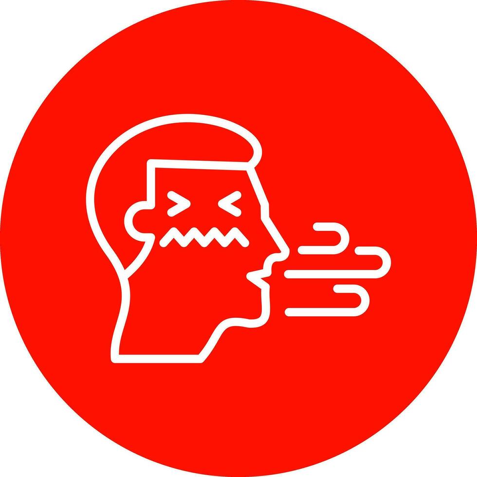 Bad breath Vector Icon Design