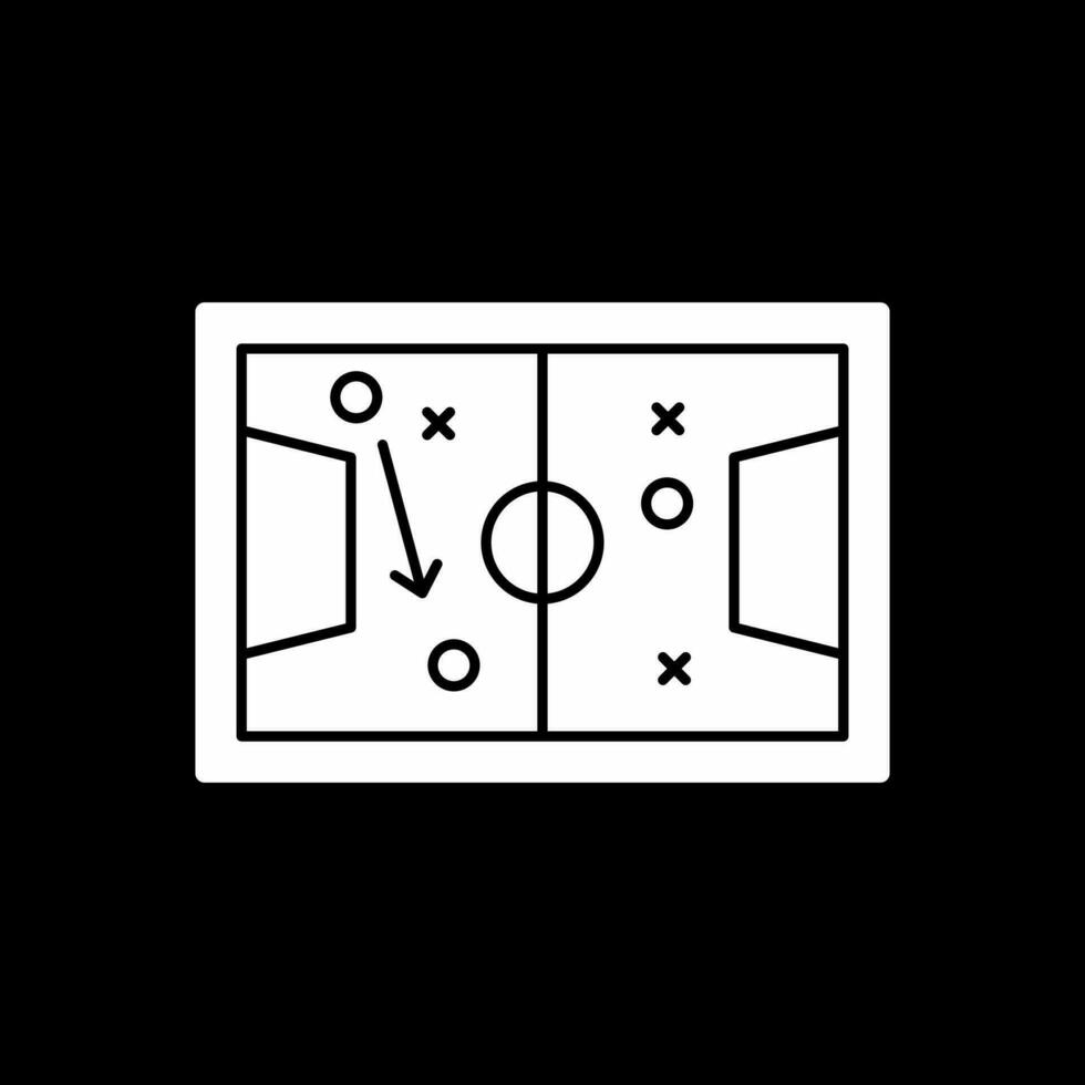 Soccer tactics sketch Vector Icon Design