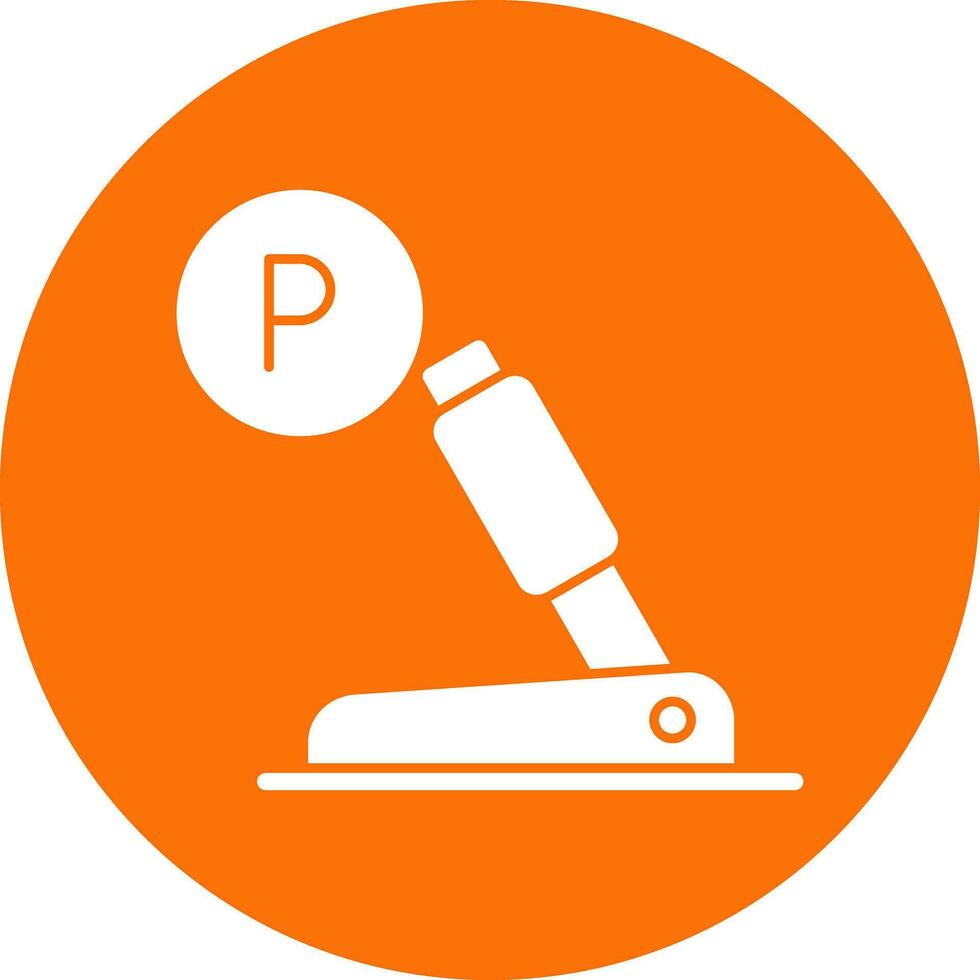 Parking brake Vector Icon Design