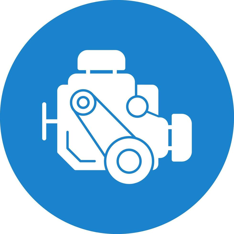 Car engine Vector Icon Design