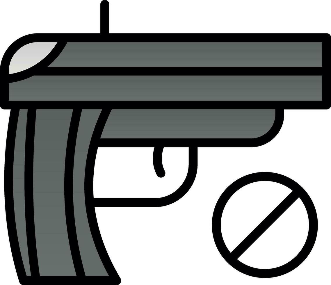 No rifle Vector Icon Design