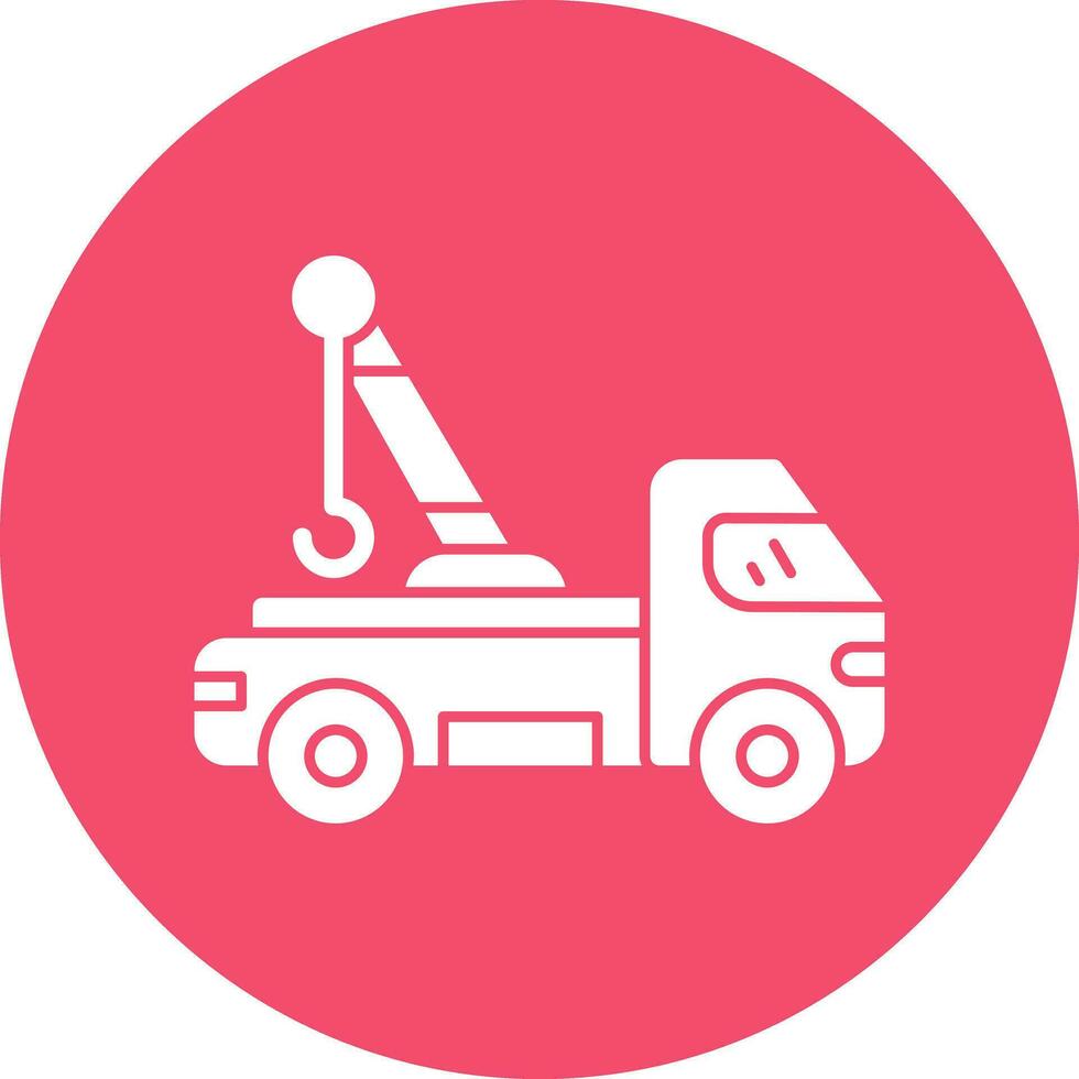 Tow truck Vector Icon Design
