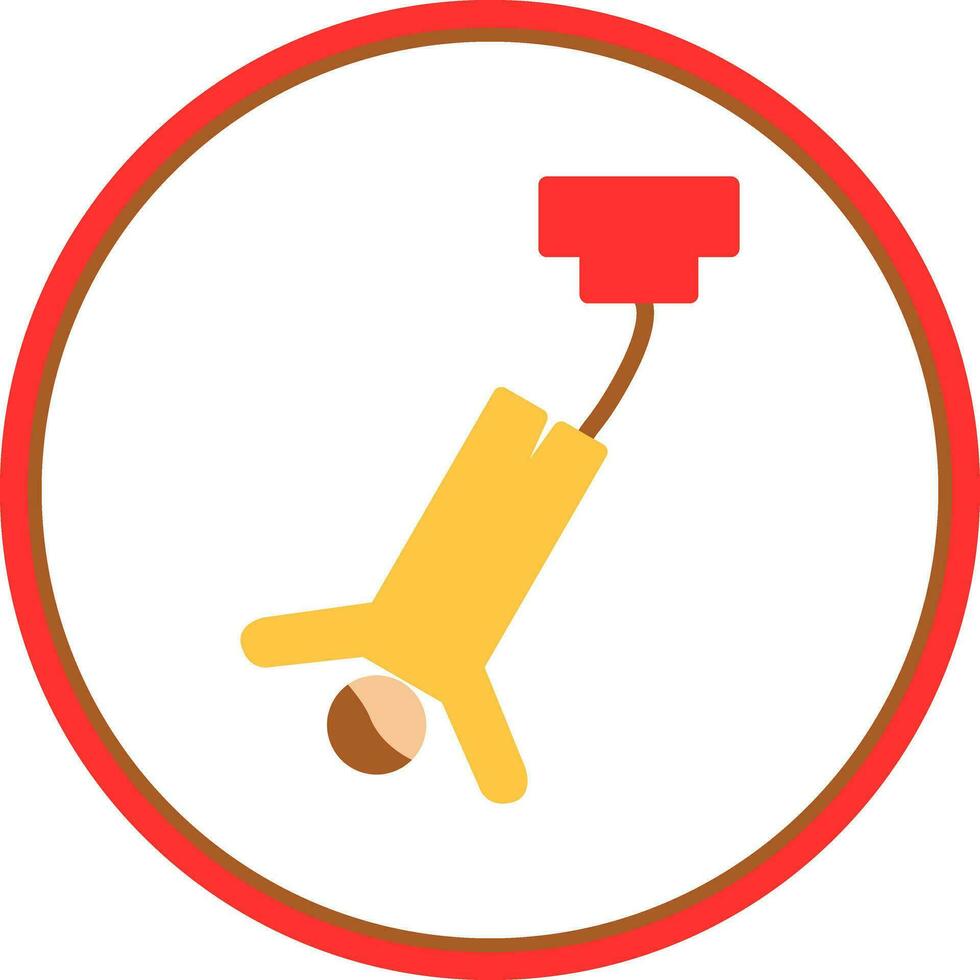 bungee saltando vector icono diseño