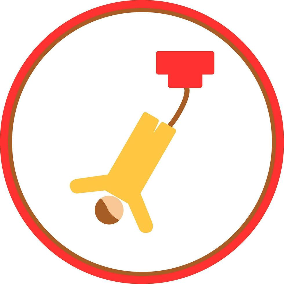 Bungee jumping Vector Icon Design