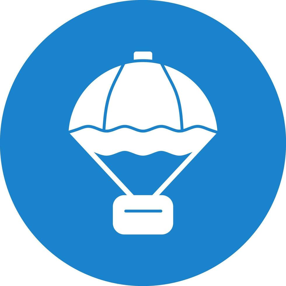 Parachute Vector Icon Design