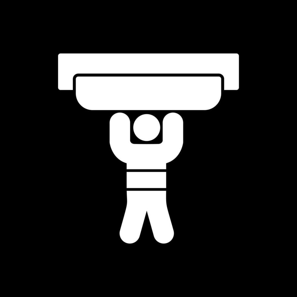 Hanging man Vector Icon Design