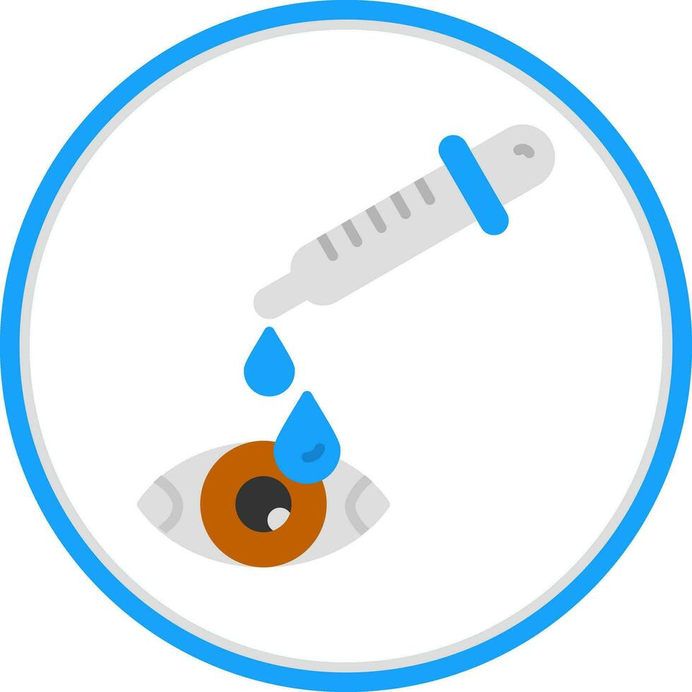 Eye drop Vector Icon Design