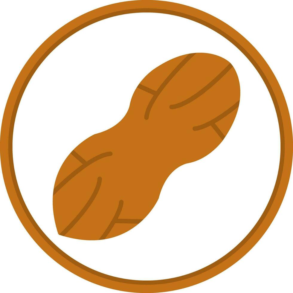 Peanut Vector Icon Design