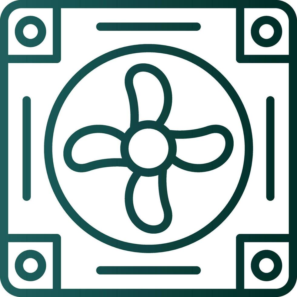 Cooler Vector Icon Design