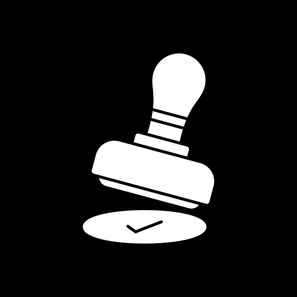 Stamping Vector Icon Design