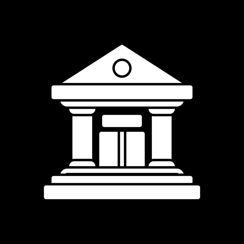 Courthouse Vector Icon Design