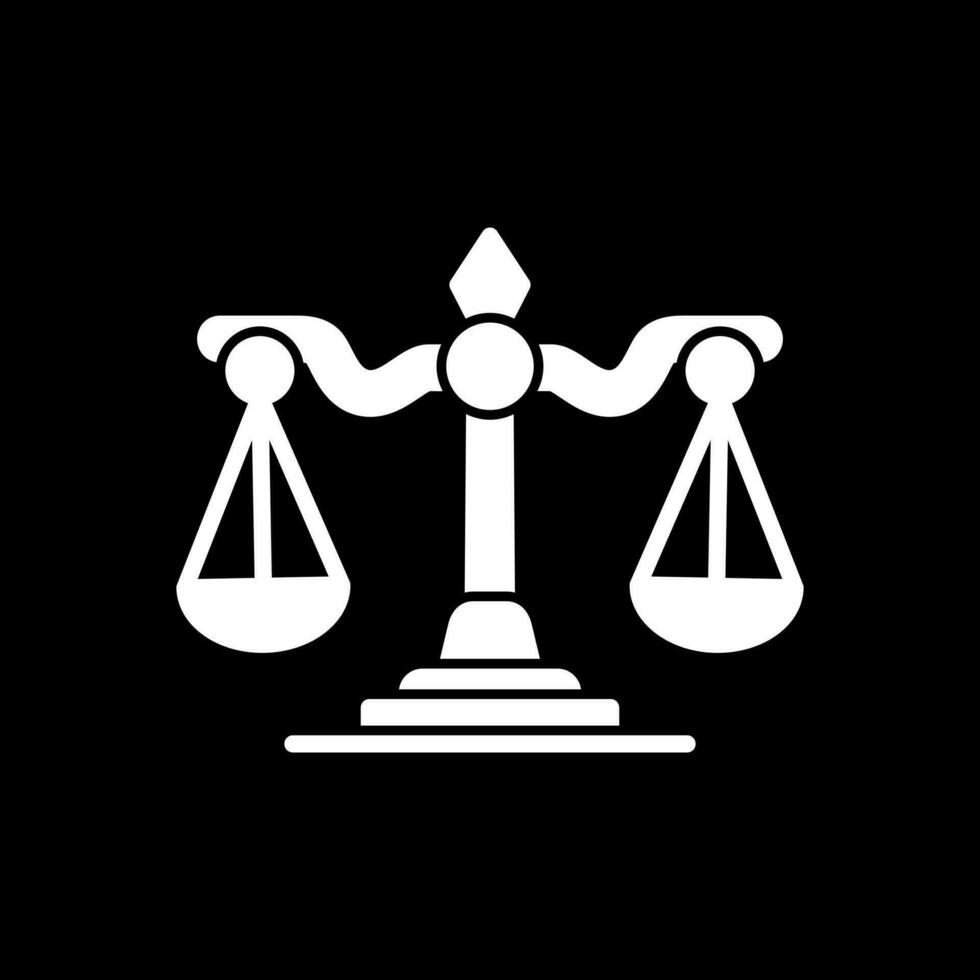 diseño de icono de vector de justicia