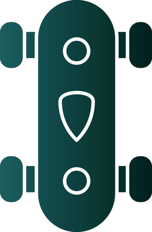 Longboard Vector Icon Design