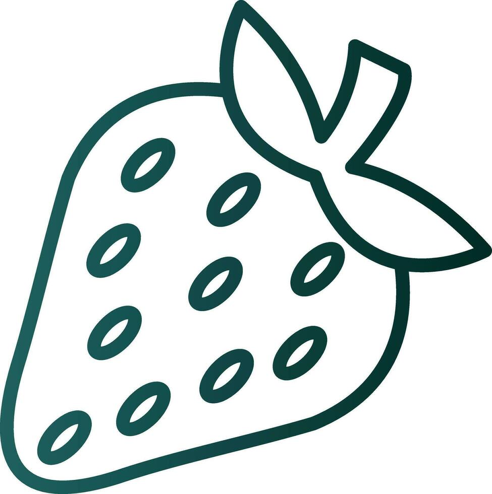 Strawberry Vector Icon Design