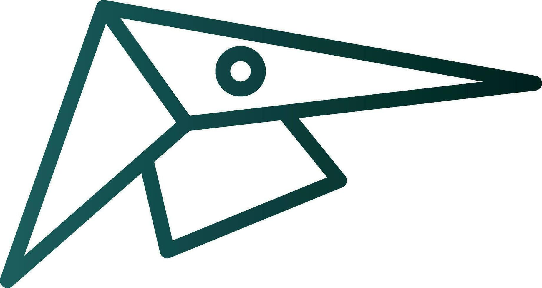 Hang gliding Vector Icon Design