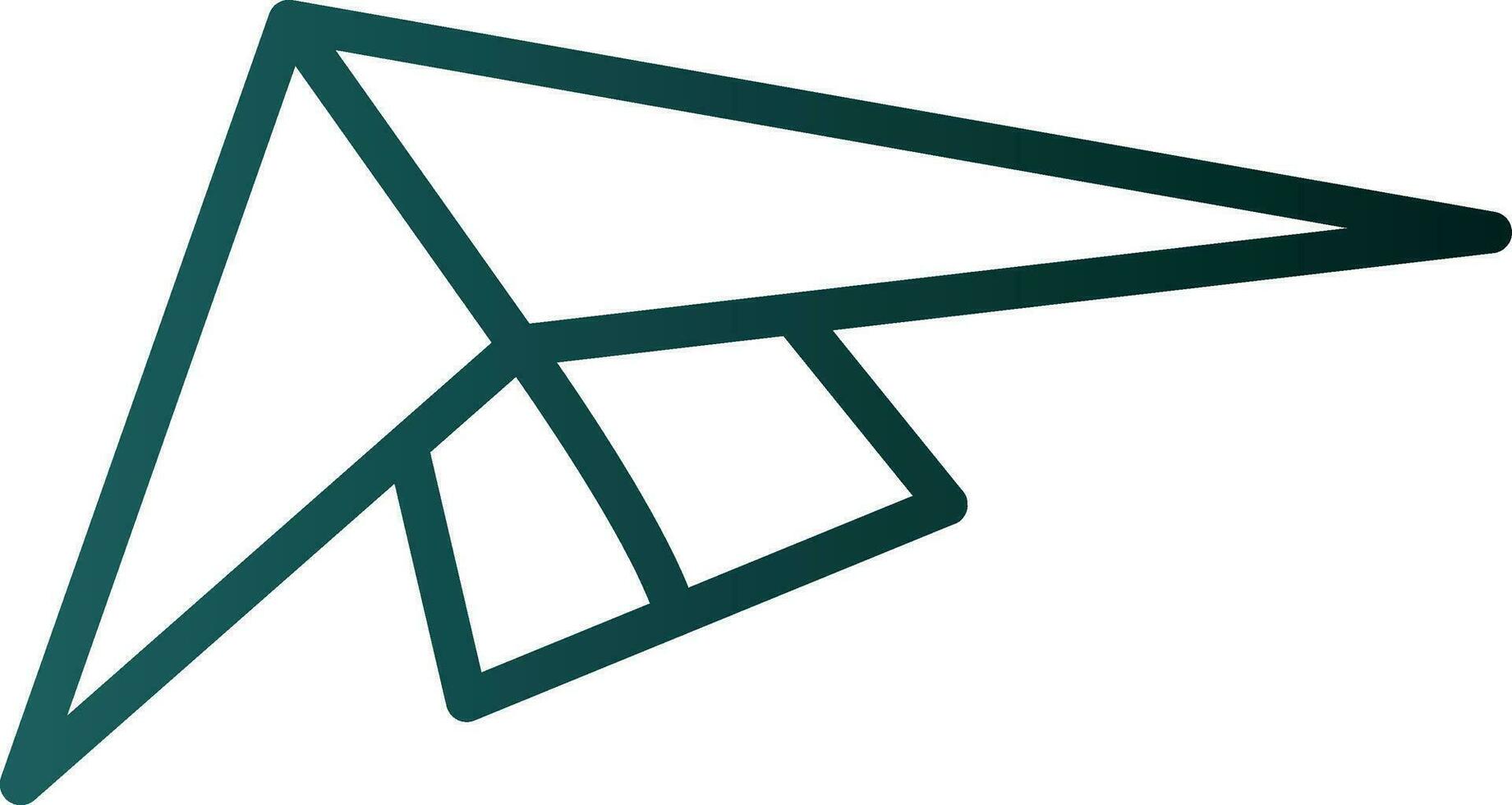 Hang gliding Vector Icon Design