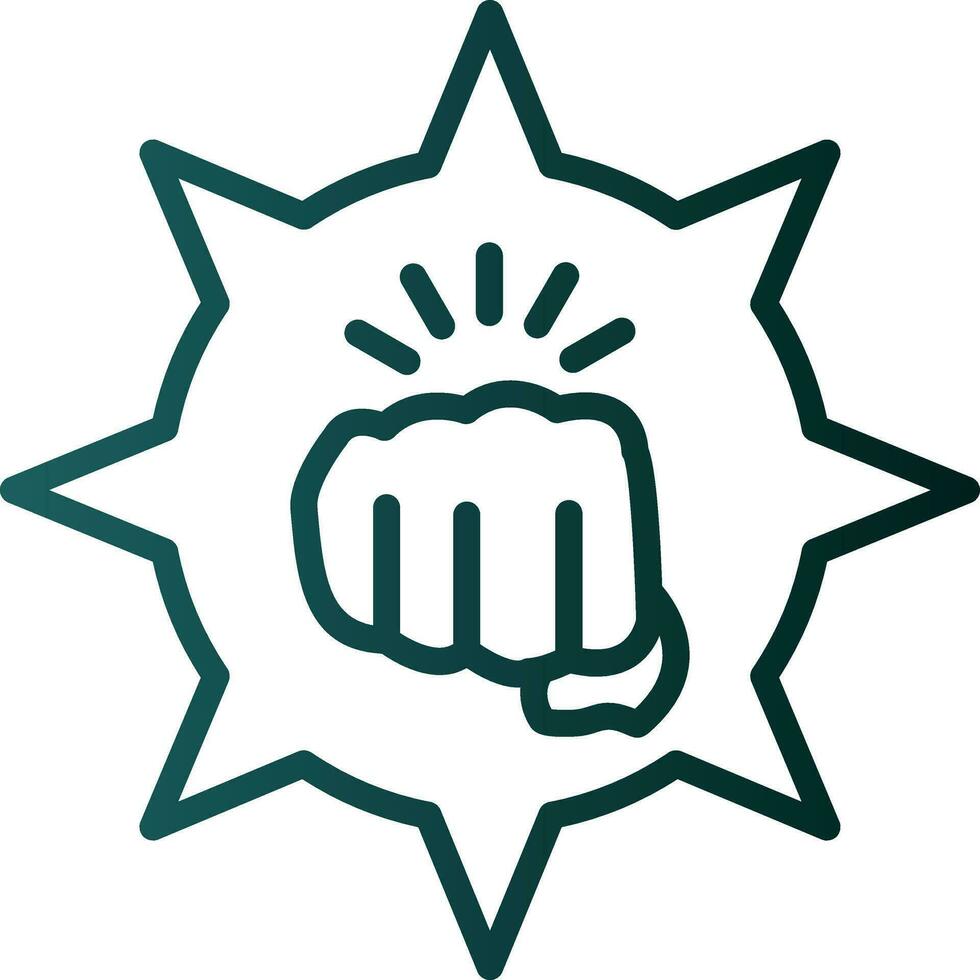 Fighting Vector Icon Design