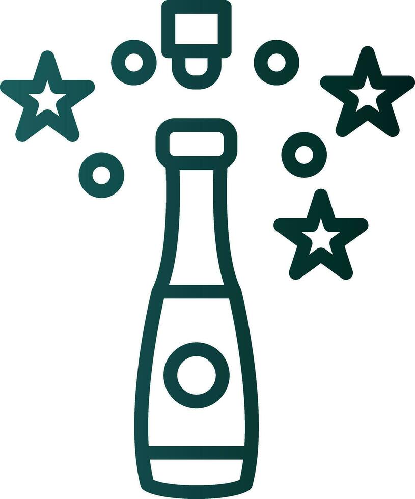 Champagne Vector Icon Design