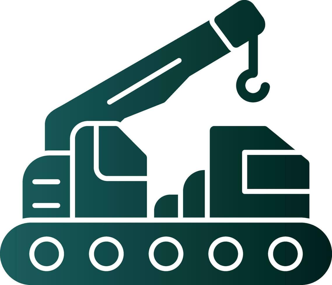 Crane Vector Icon Design