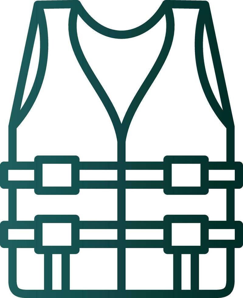 Life jacket Vector Icon Design