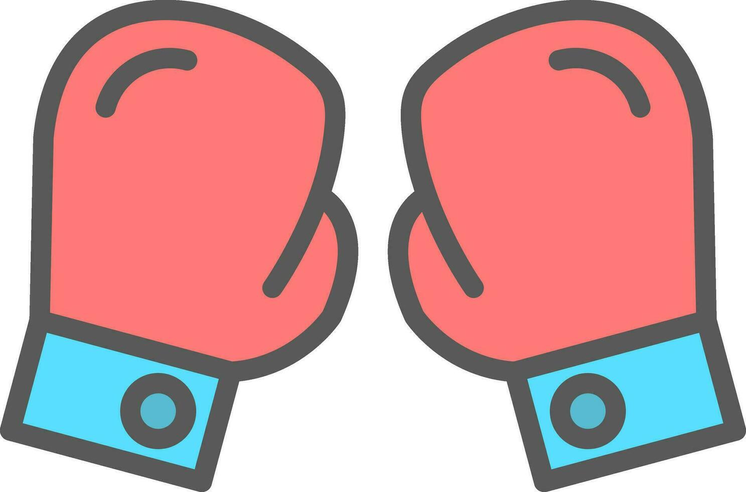 Boxing gloves Vector Icon Design