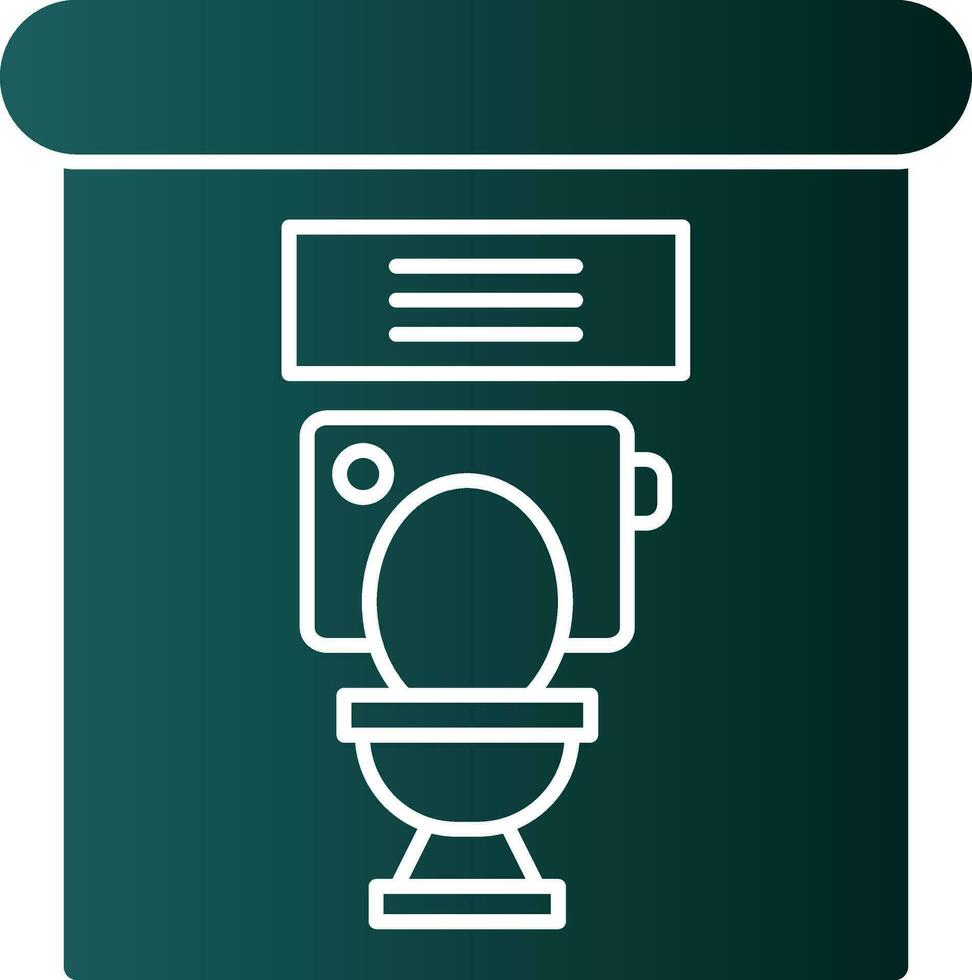 Restroom Vector Icon Design