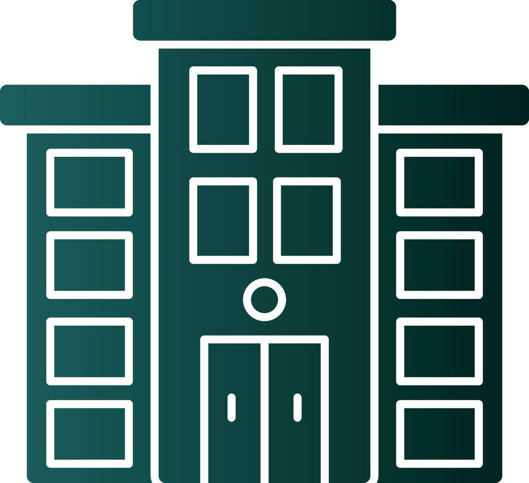 Townhouse Vector Icon Design