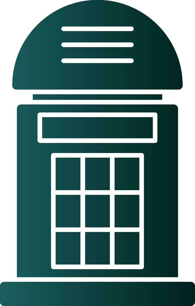 Phone booth Vector Icon Design